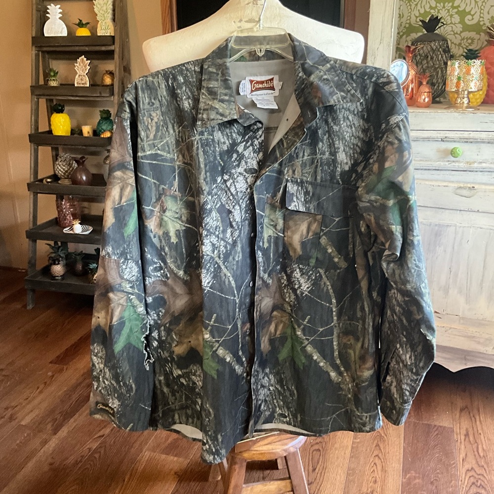 Gamehide  X-Large LS camo button up